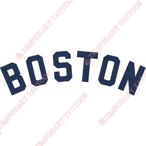 Boston Red Sox Customize Temporary Tattoos Stickers NO.1466